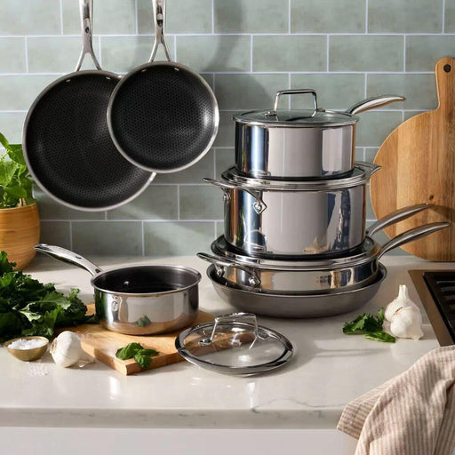 Henckels Paradigm Stainless Steel Cookware Set (11 piece) - LemonSalt