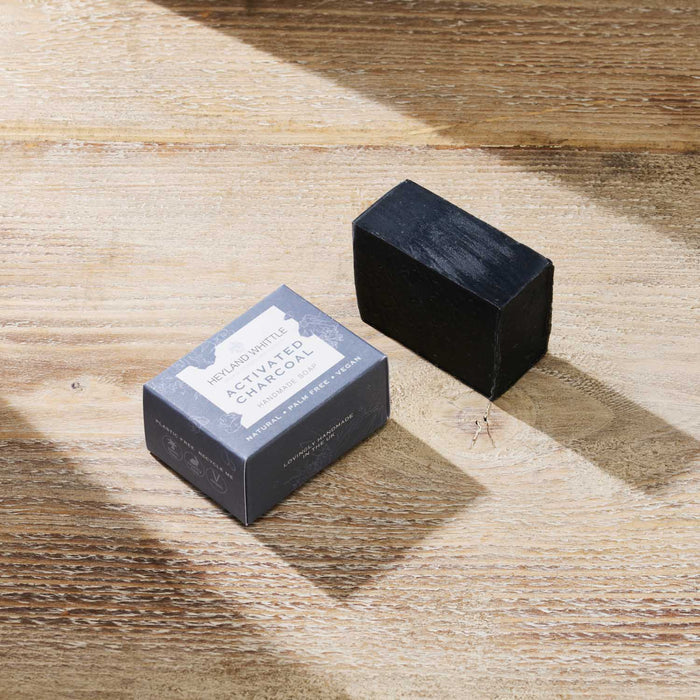 Heyland & Whittle Activated Charcoal Palm Free Mini Favour Soap (120g) - LemonSalt