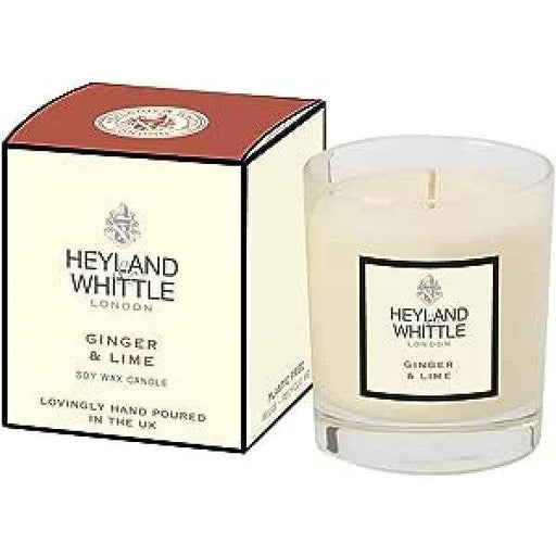 Heyland & Whittle Classic Ginger & Lime Candle in Glass (230g) | {{ collection.title }}