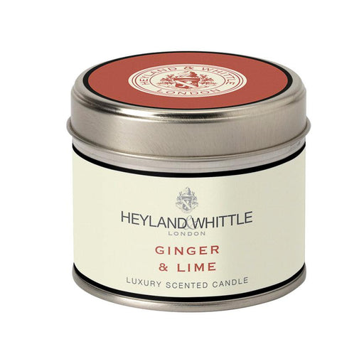 Heyland & Whittle Classic Ginger & Lime Candle in Tin (180g) | {{ collection.title }}