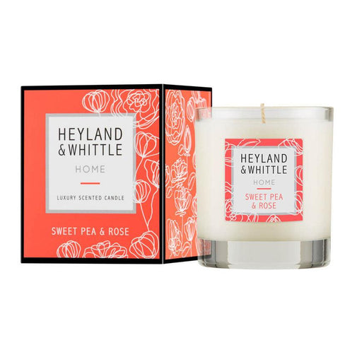 Heyland & Whittle Classic Sweet Pea & Rose Candle in Glass (230g) | {{ collection.title }}