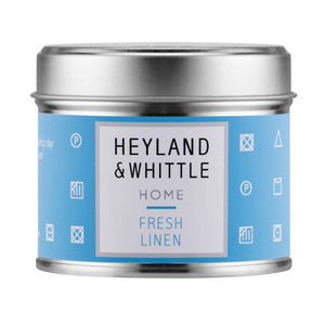 Heyland & Whittle Fresh Linen Home Solutions Candle in a Tin (180g) | {{ collection.title }}