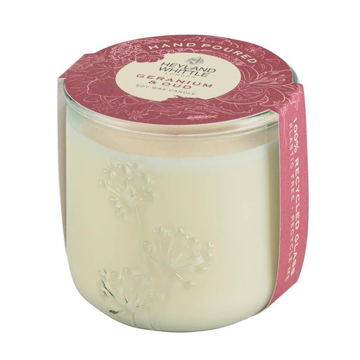 Heyland & Whittle Geranium & Oud ECO Glass Candle (280g) | {{ collection.title }}