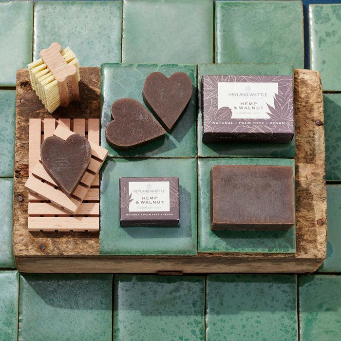Heyland & Whittle Hemp & Walnut Palm Free Soap (45g) - LemonSalt