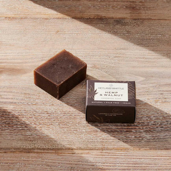 Heyland & Whittle Hemp & Walnut Palm Free Soap (45g) - LemonSalt