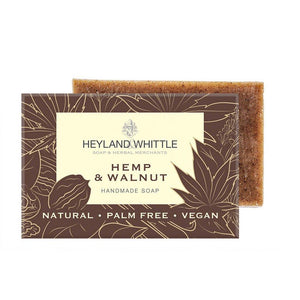 Heyland & Whittle Hemp & Walnut Palm Free Soap Bar (120g) | {{ collection.title }}
