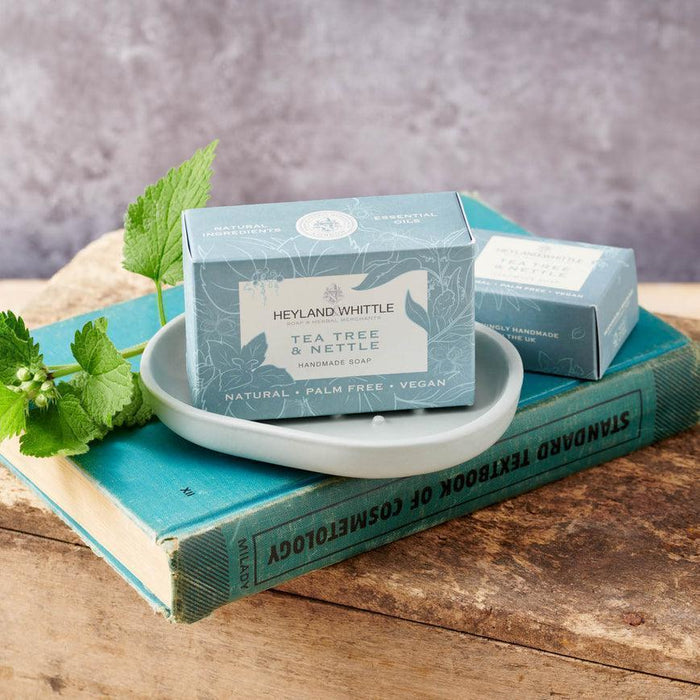 Heyland & Whittle Tea Tree & Nettle Palm Free Soap (45g) - LemonSalt