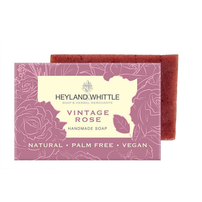 Heyland & Whittle Vintage Rose Palm Free Boxed Soap (120g)