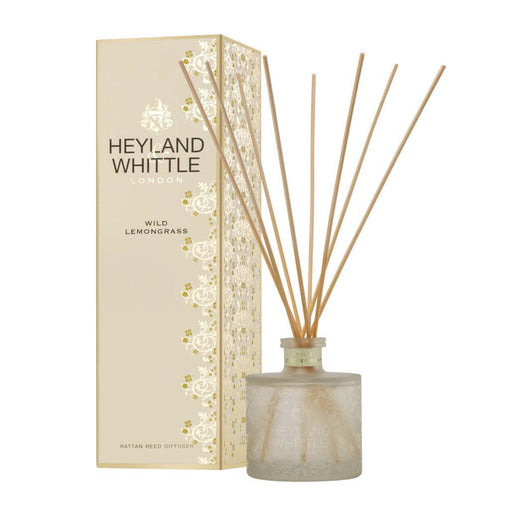 Heyland & Whittle Wild Lemongrass Gold Classic Reed Diffuser (200ml) | {{ collection.title }}