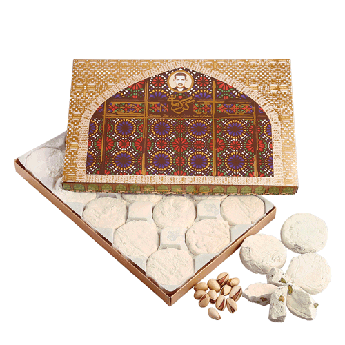 Hossein Kermani And Mosenzade brothers Pistachios Nougat 450g (Gaz Kermani)