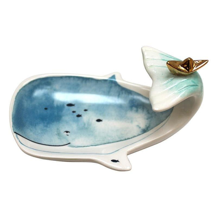 House Of Disaster By The Sea Whale Dish With Gift Box - LemonSalt