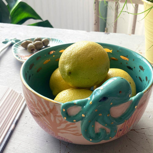 House Of Disaster Coral Octopus Bowl | {{ collection.title }}