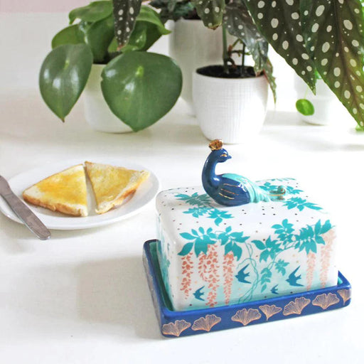 House of Disaster Luxe Peacock Butter Dish | {{ collection.title }}
