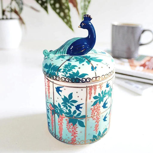 House of Disaster Luxe Peacock Storage Jar | {{ collection.title }}
