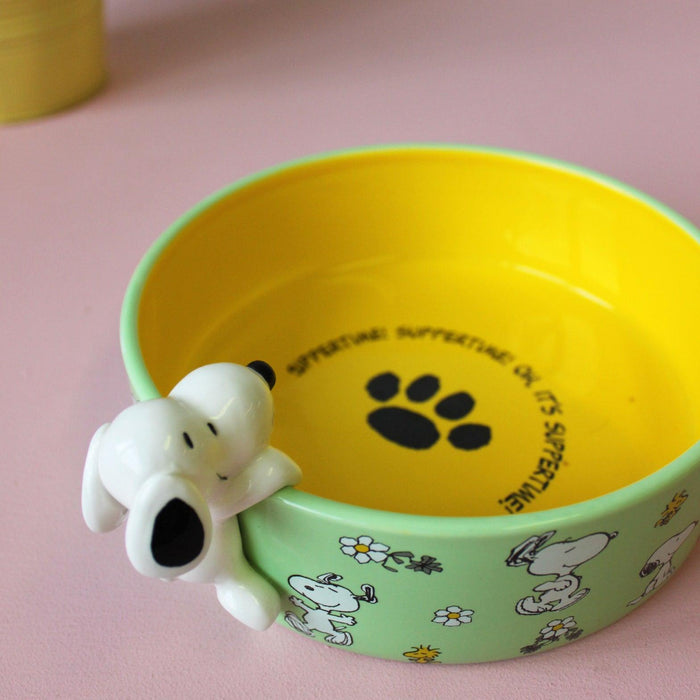 House Of Disaster Peanuts Dog Bowl (21cm) - LemonSalt