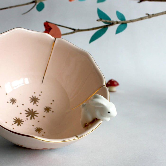 House Of Disaster Secret Garden Rabbit Bowl (15cm) - LemonSalt