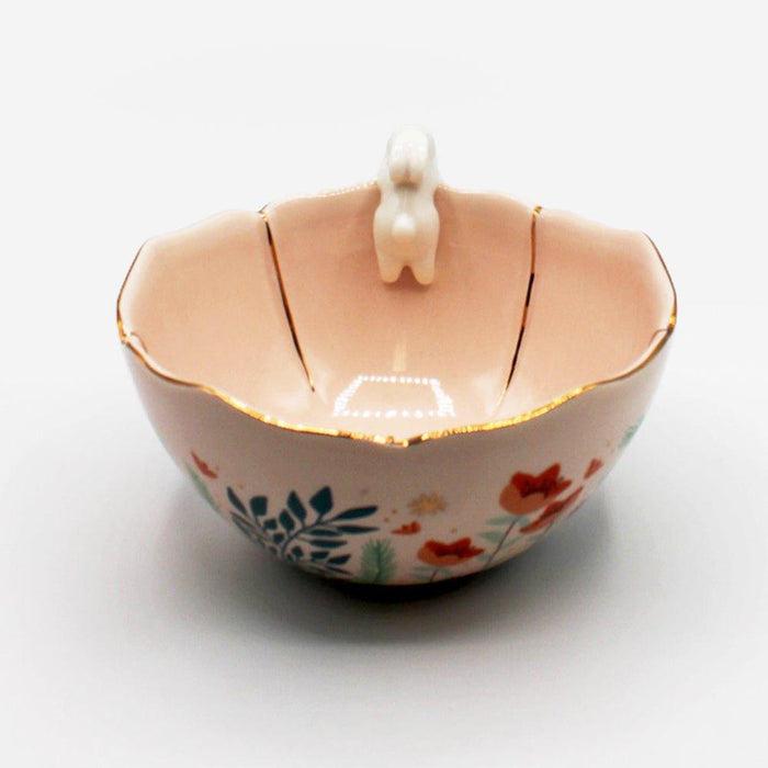 House Of Disaster Secret Garden Rabbit Bowl (15cm) - LemonSalt