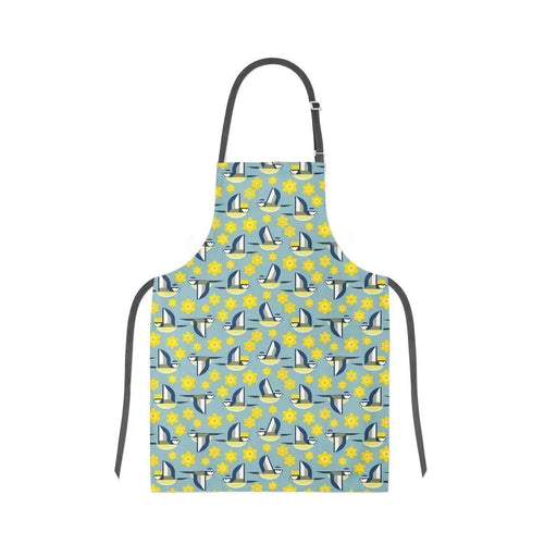 I Like Birds Apron - Marie Curie Blue Tit Daffodil - LemonSalt