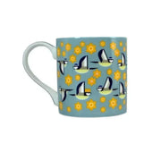 I Like Birds Mug - Blue Songbird & Daffodil
