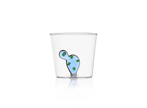 Ichendorf Milano Blue Cactus Glass Tumbler (350ml) | {{ collection.title }}