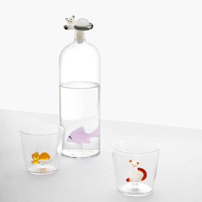 Ichendorf Milano Glass Bottle Fish & Cat (1.15L)