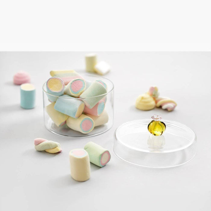 Ichendorf Milano Glass Box - Amber Cactus (10.5cm)