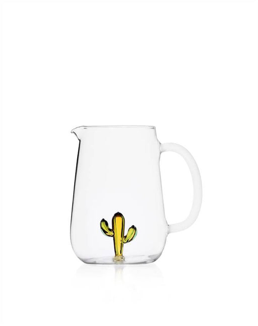 Ichendorf Milano Glass Jug - Green & Amber Cactus (1.7L) | {{ collection.title }}