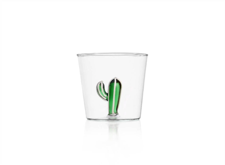 Ichendorf Milano Green Cactus Glass Tumbler (350ml)