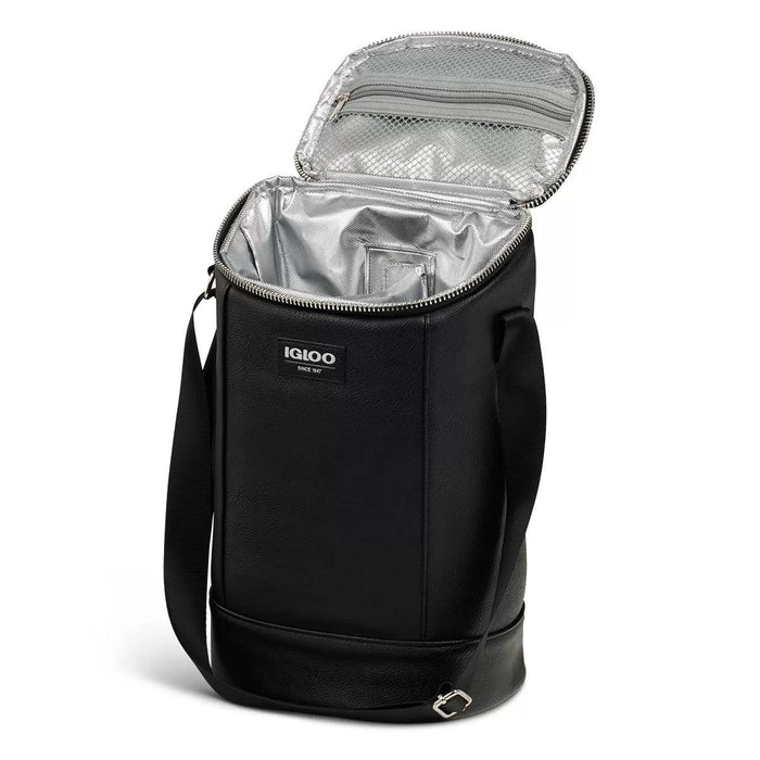 Igloo Luxe Cooler Tote Bag in Black (35.5cm) - LemonSalt