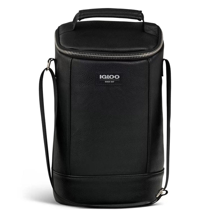 Igloo Luxe Cooler Tote Bag in Black (35.5cm) - LemonSalt