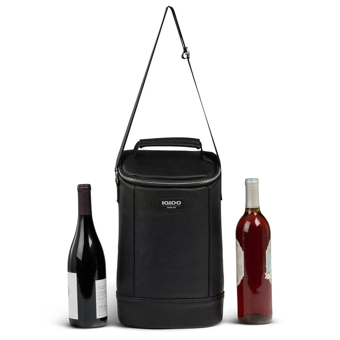 Igloo Luxe Cooler Tote Bag in Black (35.5cm) - LemonSalt