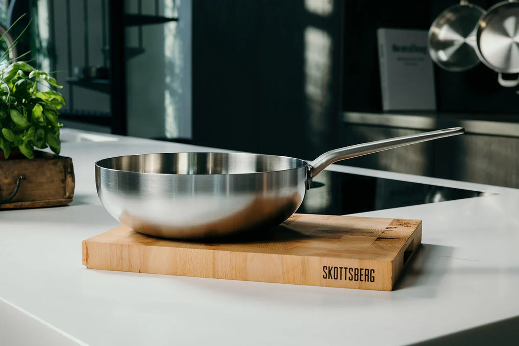 Skottsberg Stainless Steel Wok (28cm)