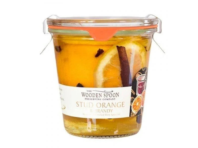The Wooden Spoon - Stud Orange & Brandy Mix in a Weck Jar (300g)