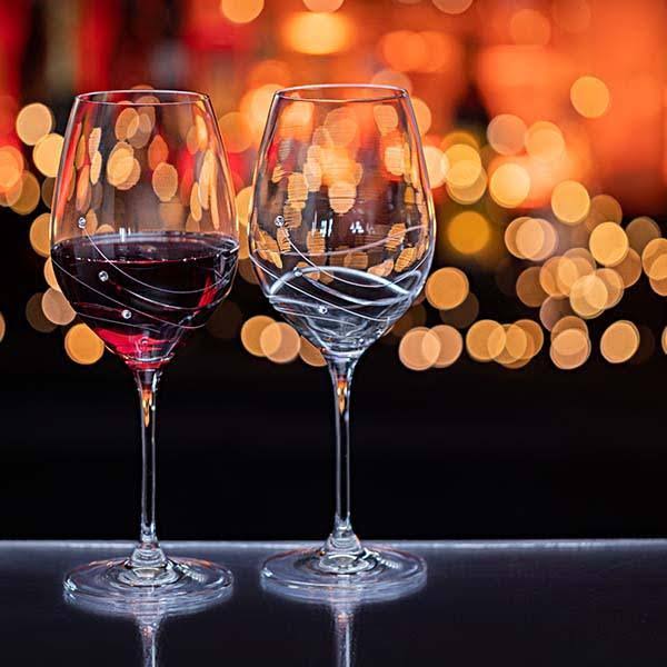 Dartington Glitz Goblet Glass (Set of 2)