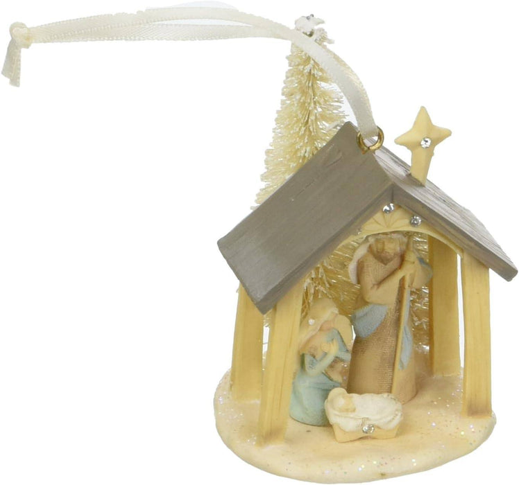 Foundation Suspension Nativity Holy Family, PVC, multicoloured, 4 x 6 x 6.5 cm