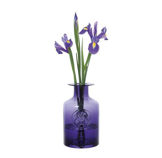 Dartington Flower Bottles - Anemone/Amethyst