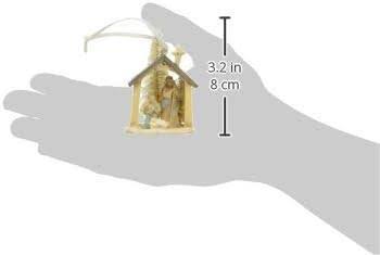 Foundation Suspension Nativity Holy Family, PVC, multicoloured, 4 x 6 x 6.5 cm