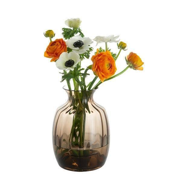Dartington Cushion Tall Topaz Vase