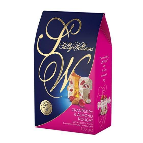 Sally Williams Soft Nougat Pieces with Cranberry & Almonds (150g)