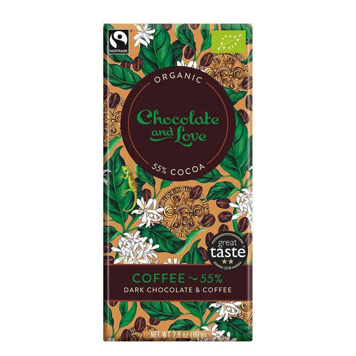 Chocolate And Love Coffee Chocolate Bar (80g)