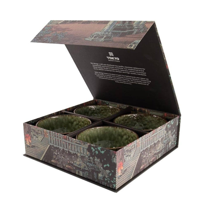 Tokyo Design Studio Bowl Giftset - Shinryoku Green (4pcs)