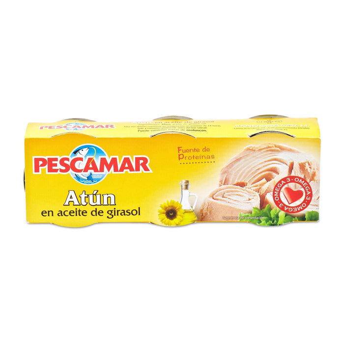 Pescamar Tuna in Sunflower Oil Pack of 3x80g (240g)