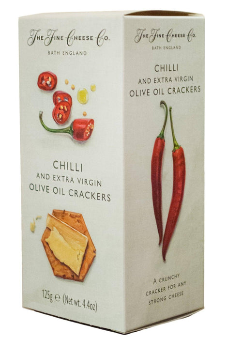 The Fine Cheese Co. Chilli & Extra Virgin Olive Oil Crackers (125g)
