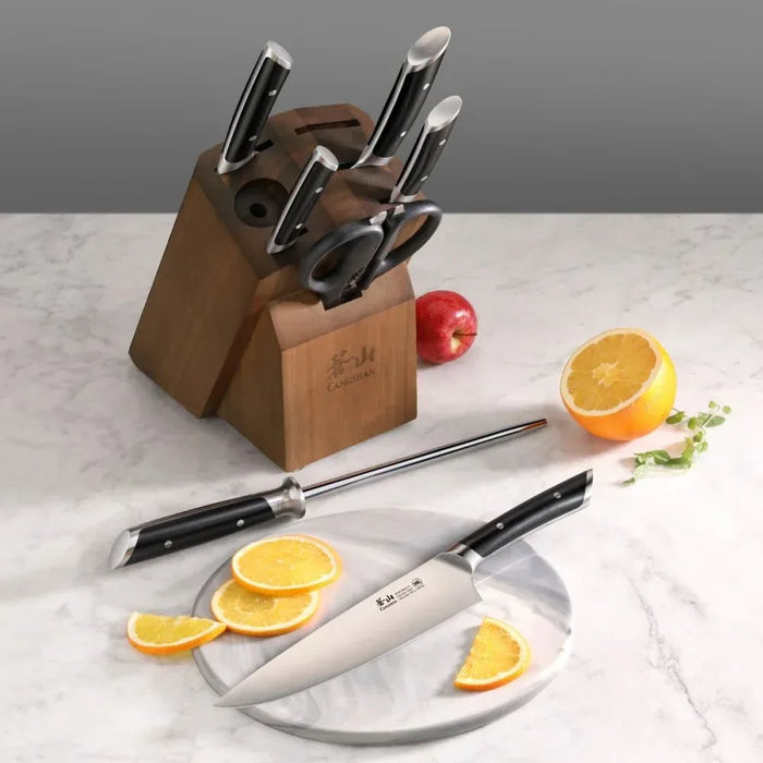 Cangshan Denali Series Black Series 8-Piece Knife Block Set