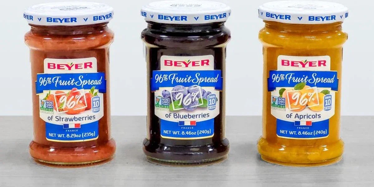 Beyer 96% fruit jam 3-pack (715g)