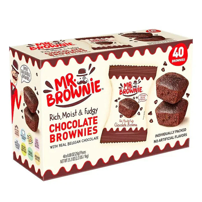 Mr Brownie Chocolate Brownie (40x25g)