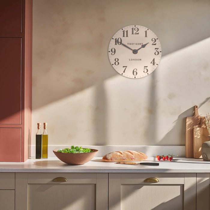 Thomas Kent Arabic Small Wall Clock - Pink - 30cm