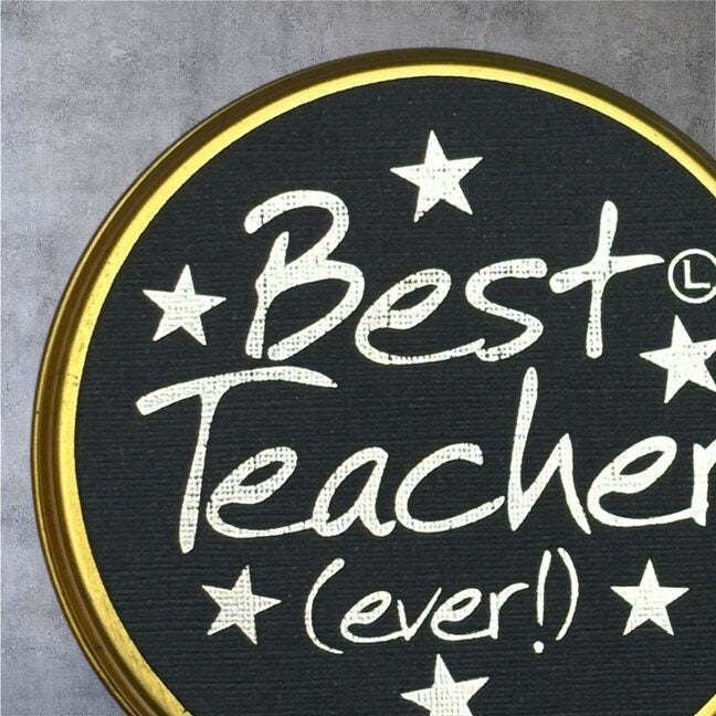 Lily Flame Best Teacher Ever! Scented Candle Tin