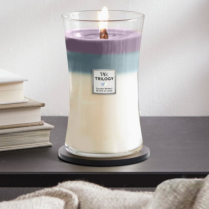 WoodWick Calming Retreat Trilogy Large Hourglass