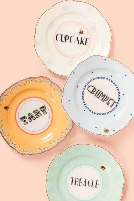 Yvonne Ellen Cheeky Tea Plates - set of 4 (16cm)